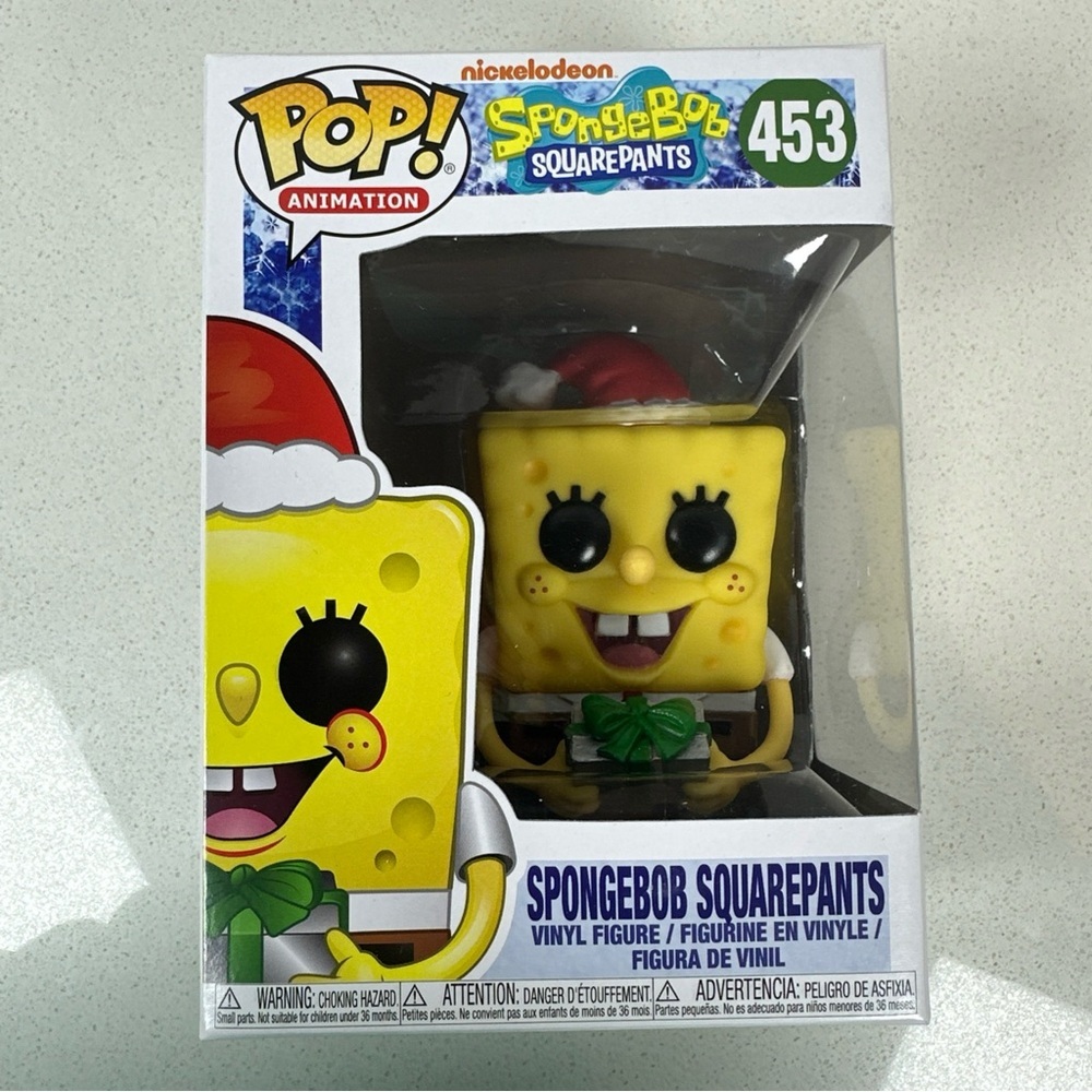 Funko Pop! SpongeBob SquarePants #453 Holiday Santa Vinyl Figure